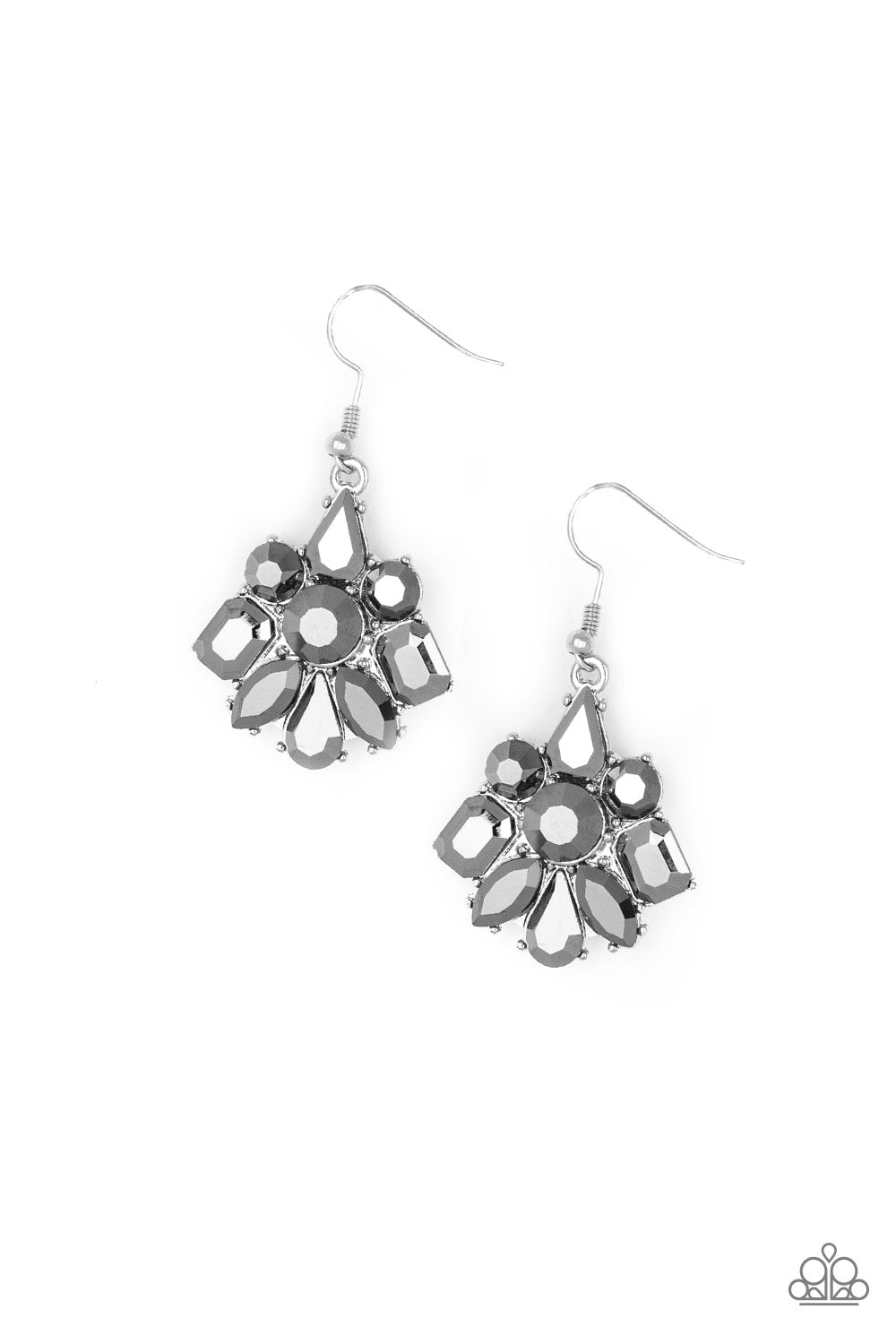 Paparazzi Fiercely Famous - Silver Earrings 