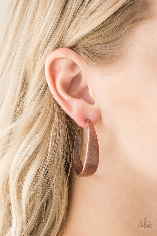 HOOP and Holler - Copper Hoop Earrings 