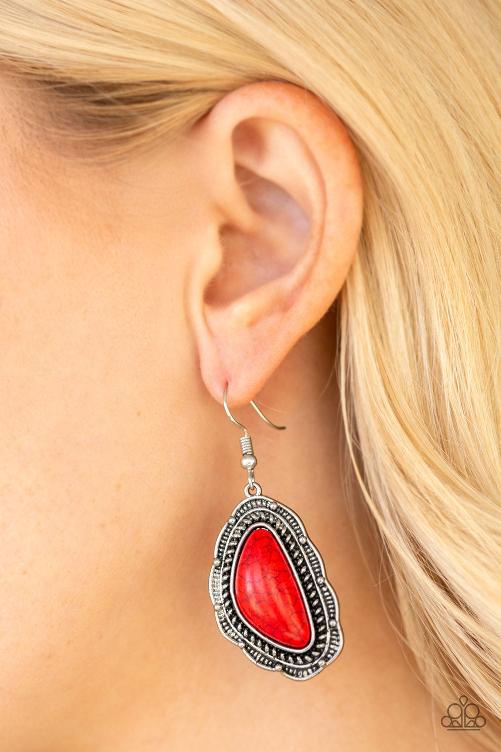 Santa Fe Soul - Red Earrings 