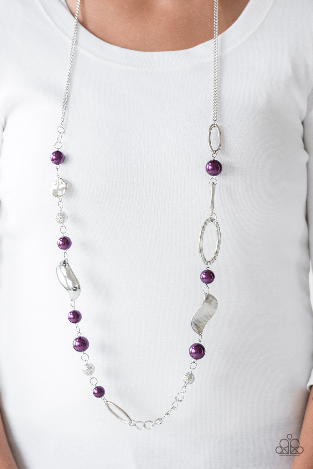 All About Me - Purple Necklace