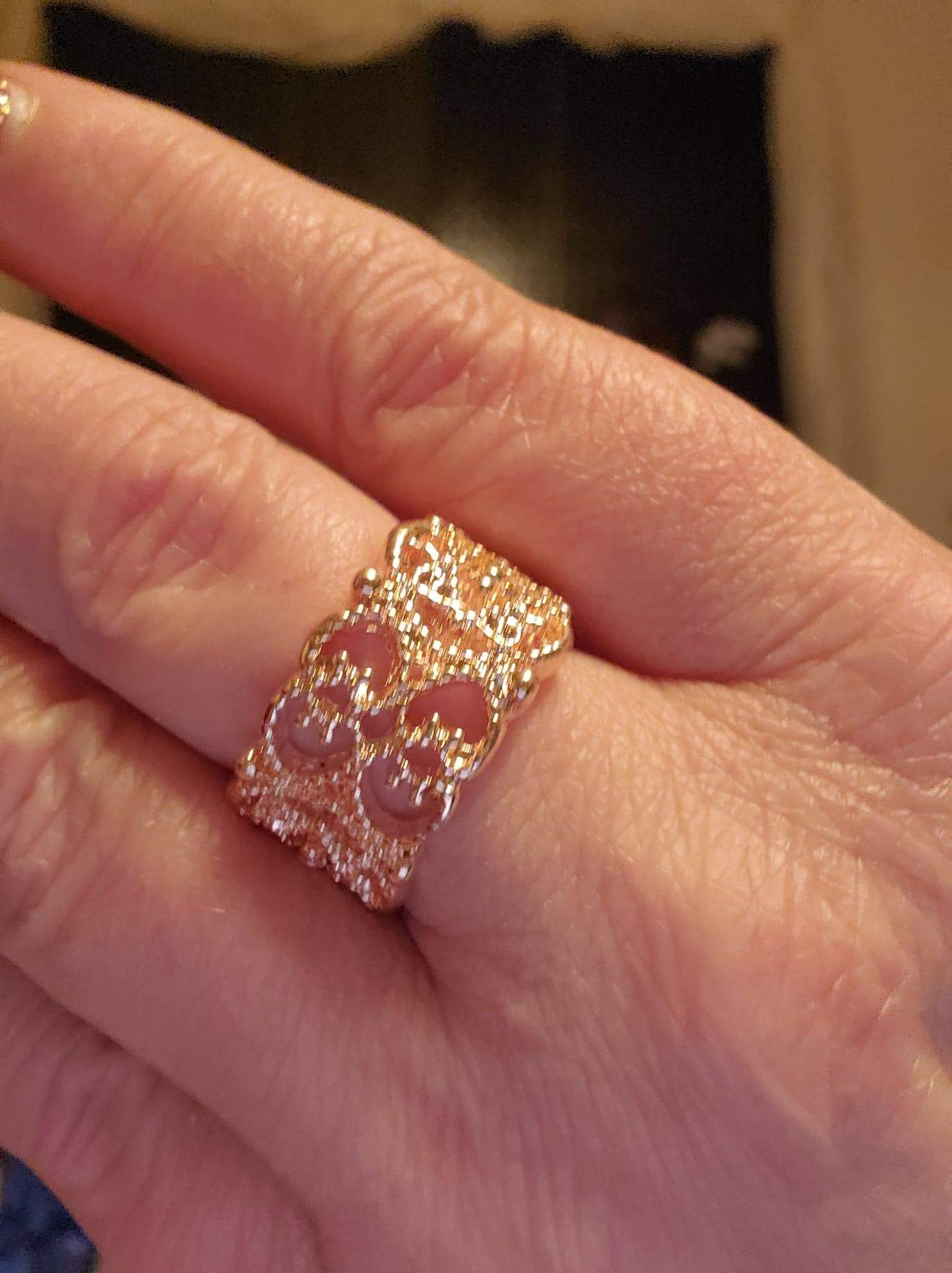 Paparazzi Tell Me How You Really FRILL - Rose Gold Ring