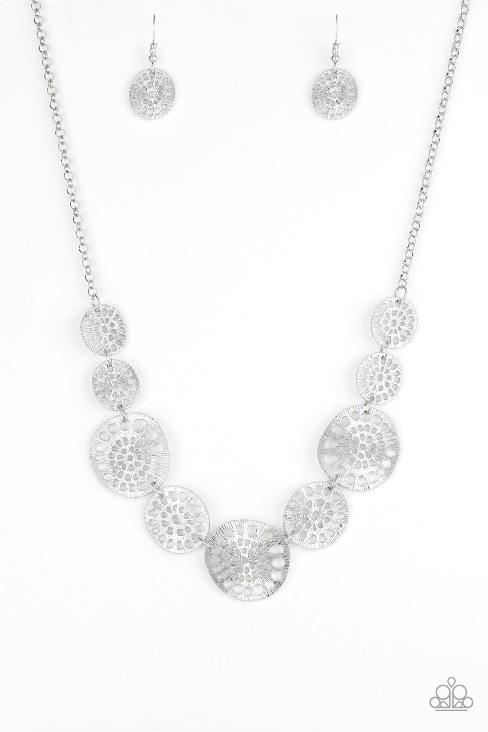 Paparazzi Your Own Free WHEEL - Silver Necklace 