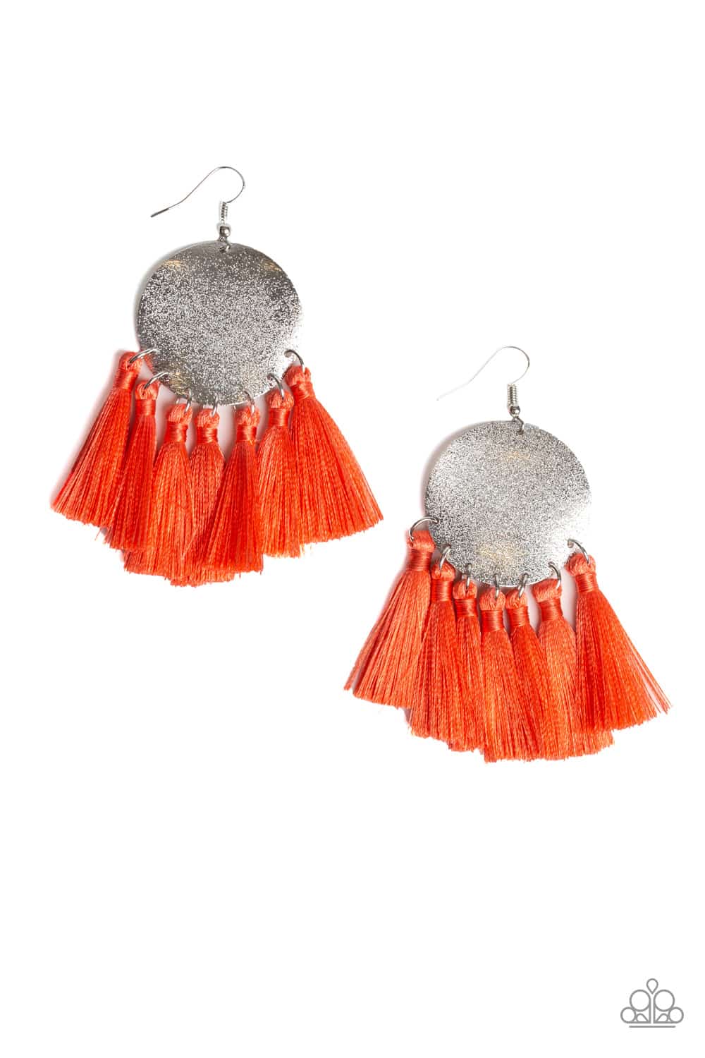 Paparazzi Tassel Tribute - Orange Earrings 