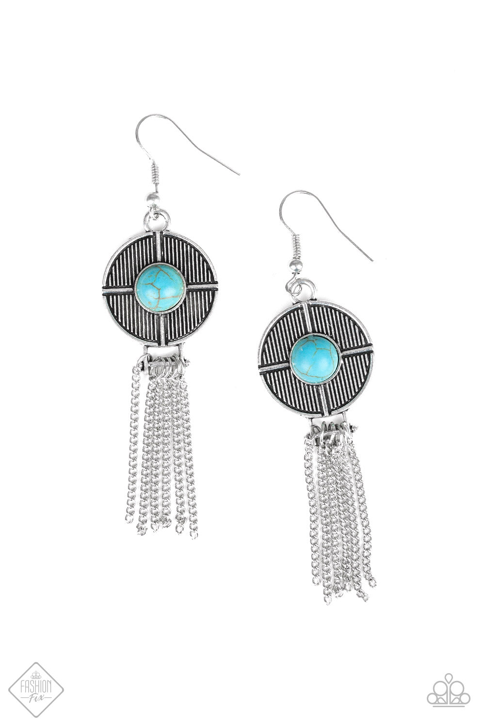 Paparazzi Desert Voyage - Blue Earrings 