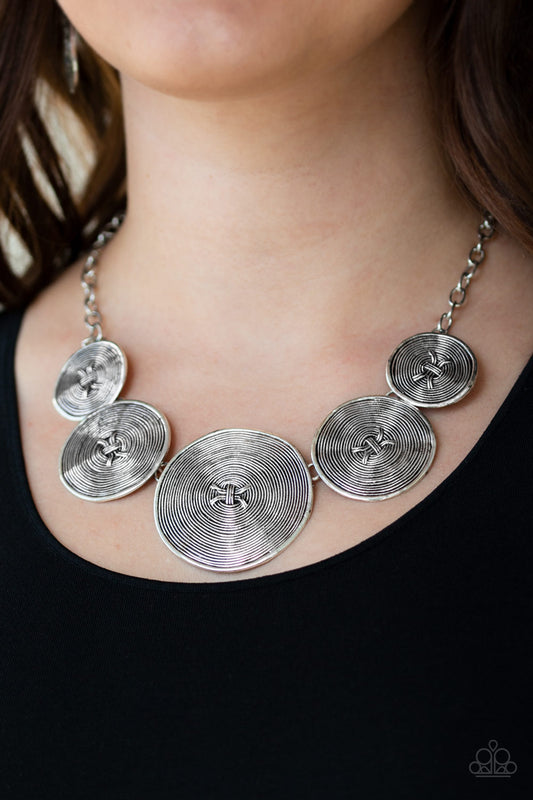 Paparazzi Deserves A Medal - Silver Necklace