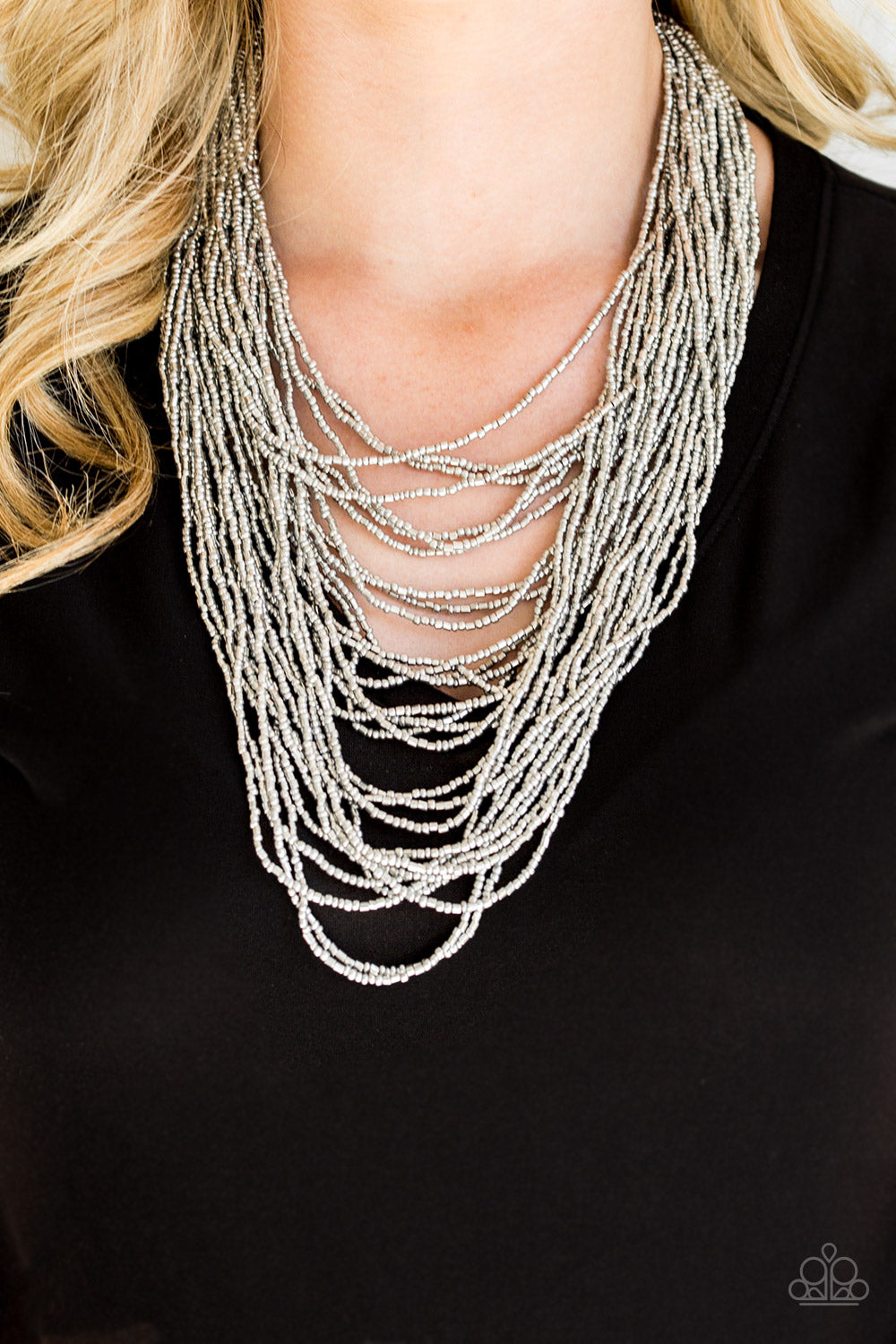 Dauntless Dazzle - Silver Necklace