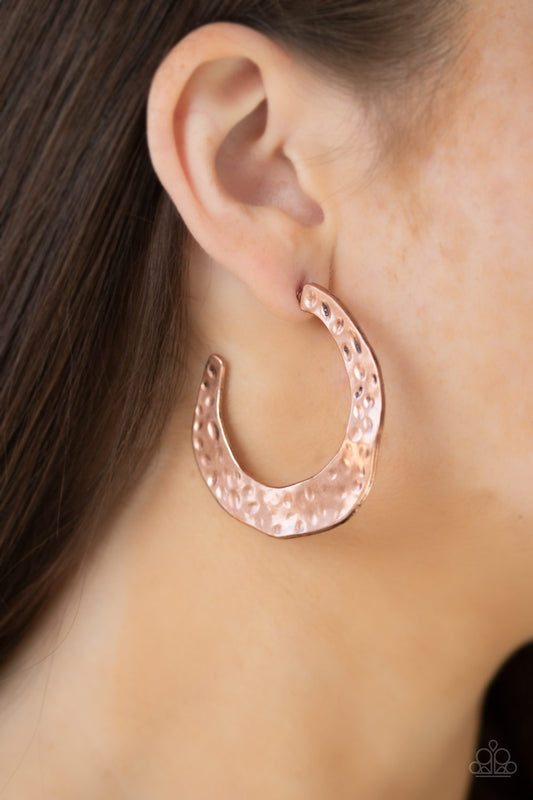 The HOOP Up - Copper Hoop Earrings 