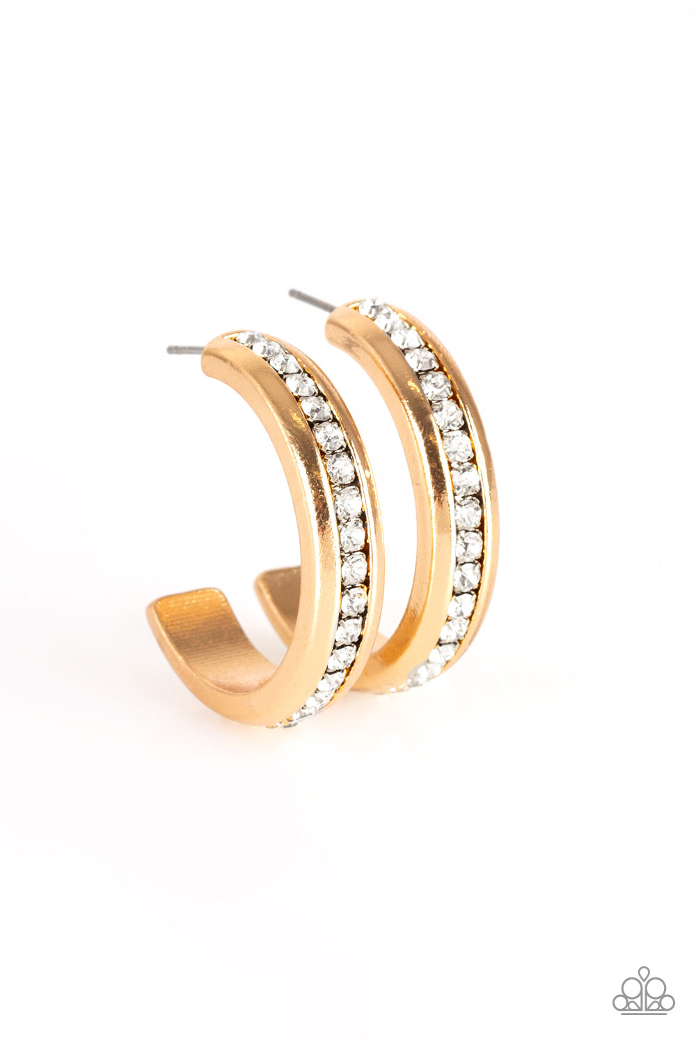 5th Avenue Fashionista - Gold Hoop Earrings