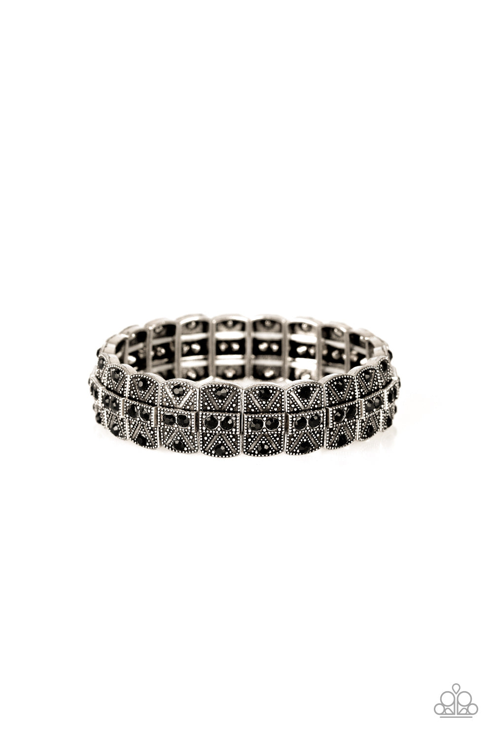 Paparazzi Modern Magnificence - Black Bracelet 