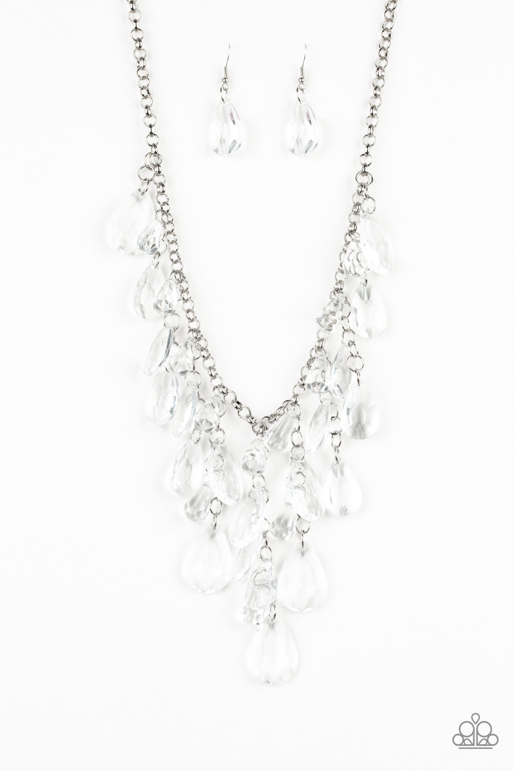 Paparazzi Irresistible Iridescence - White Necklace 