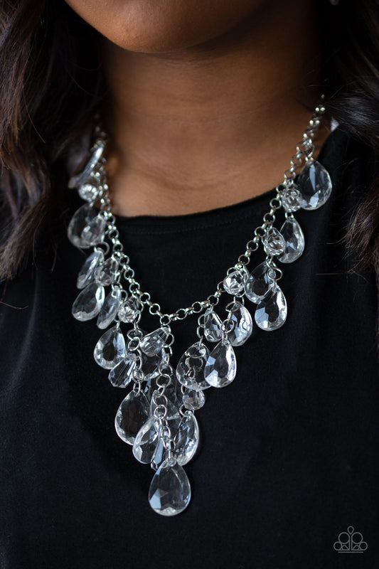 Paparazzi Irresistible Iridescence - White Necklace 