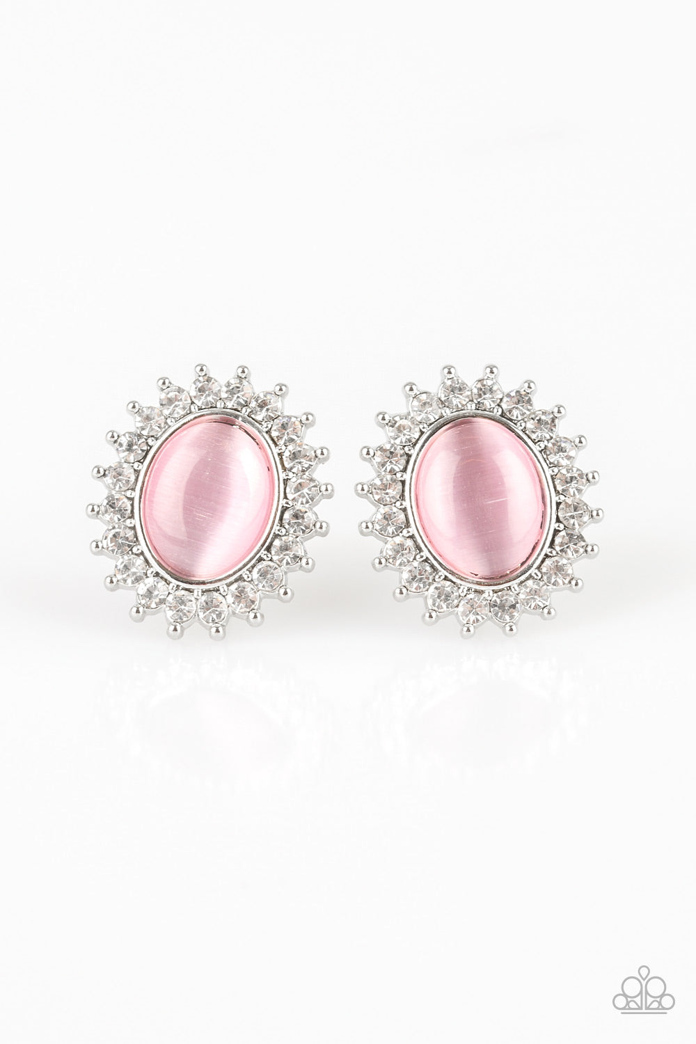 Hey There, Gorgeous - Pink Post Earrings