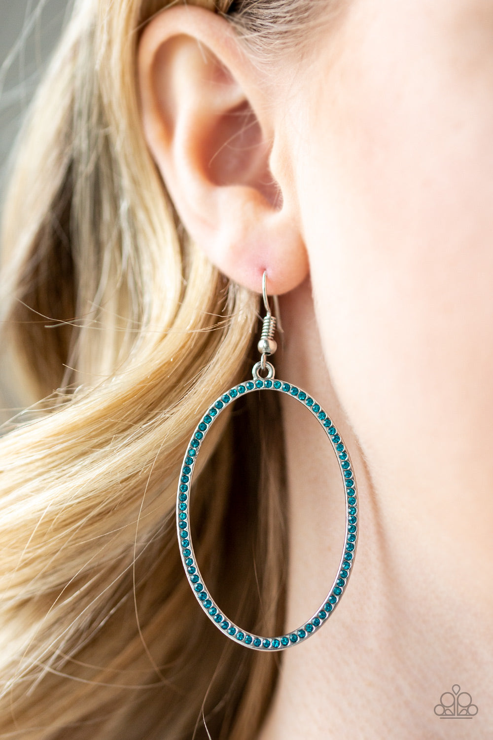 Dazzle On Demand - Blue Earrings 