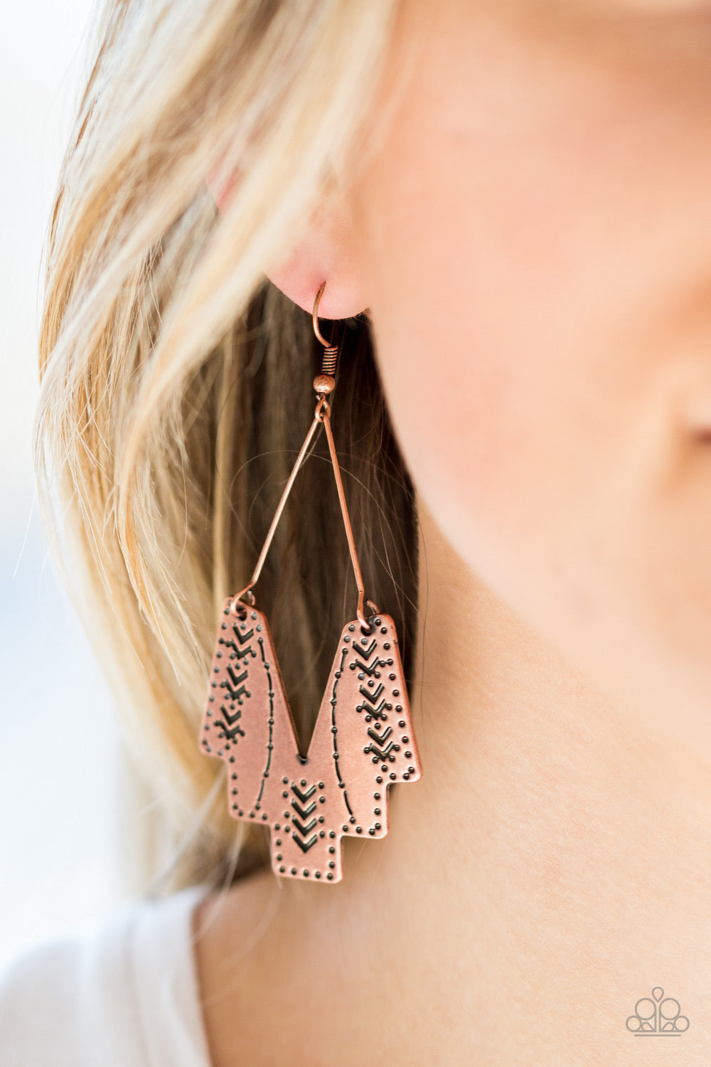 Arizona Adobe - Copper Earrings 