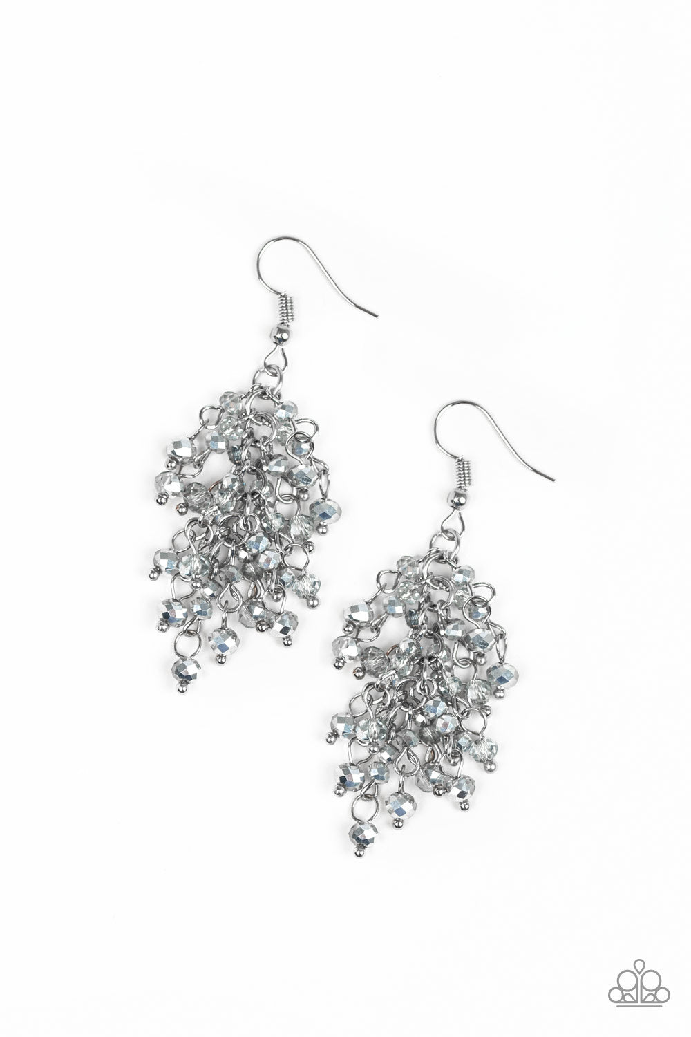 Paparazzi A Taste Of Twilight - Silver Earrings 