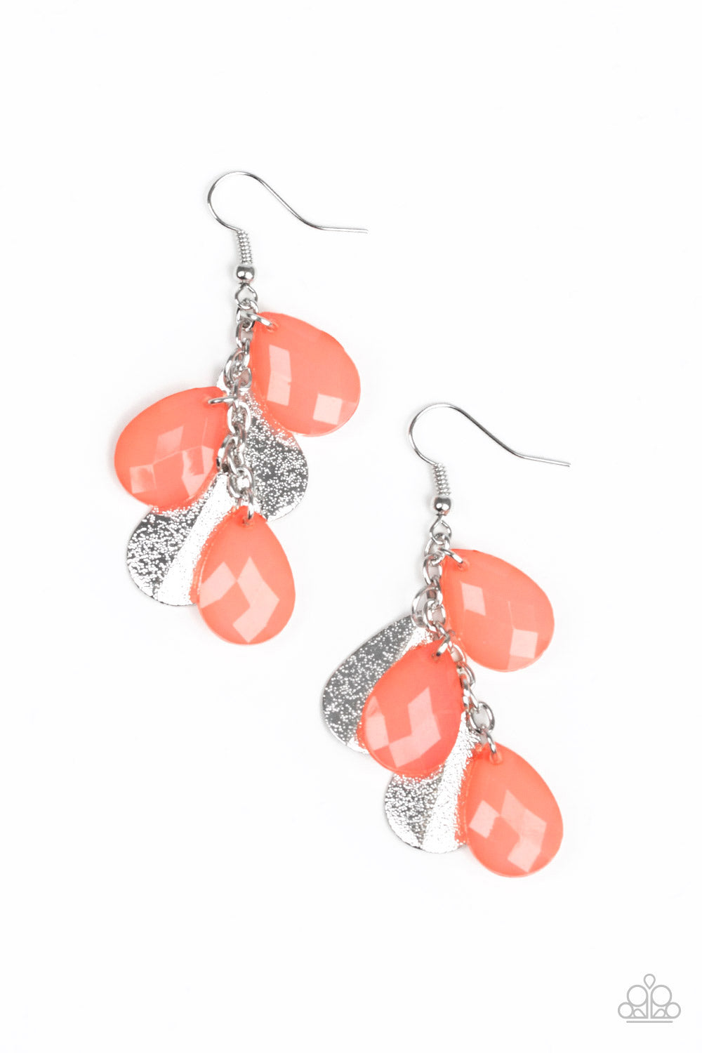 Seaside Stunner - Orange Earrings