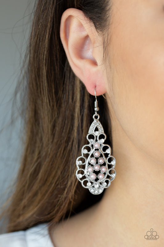 Sprinkle On The Sparkle - Pink Earrings