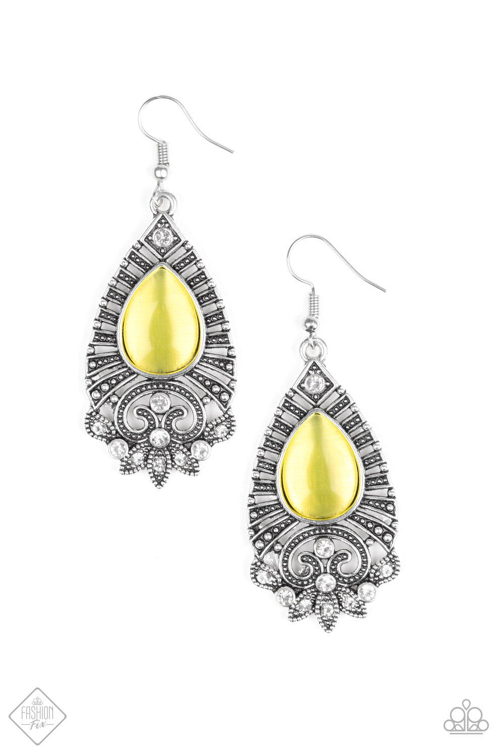 Majestically Malibu - Yellow Earrings