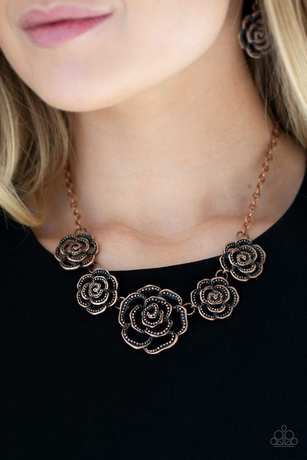 Paparazzi Primrose Princess - Copper Necklace 