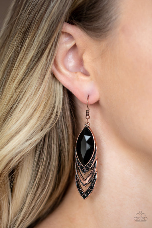 High-End Highness - Copper Earrings