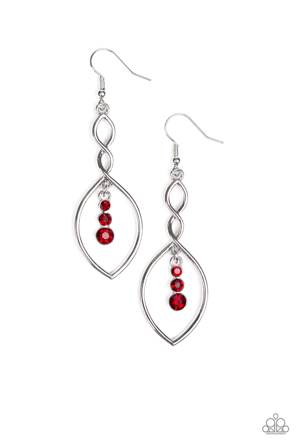 Timeless Twist - Red Earring