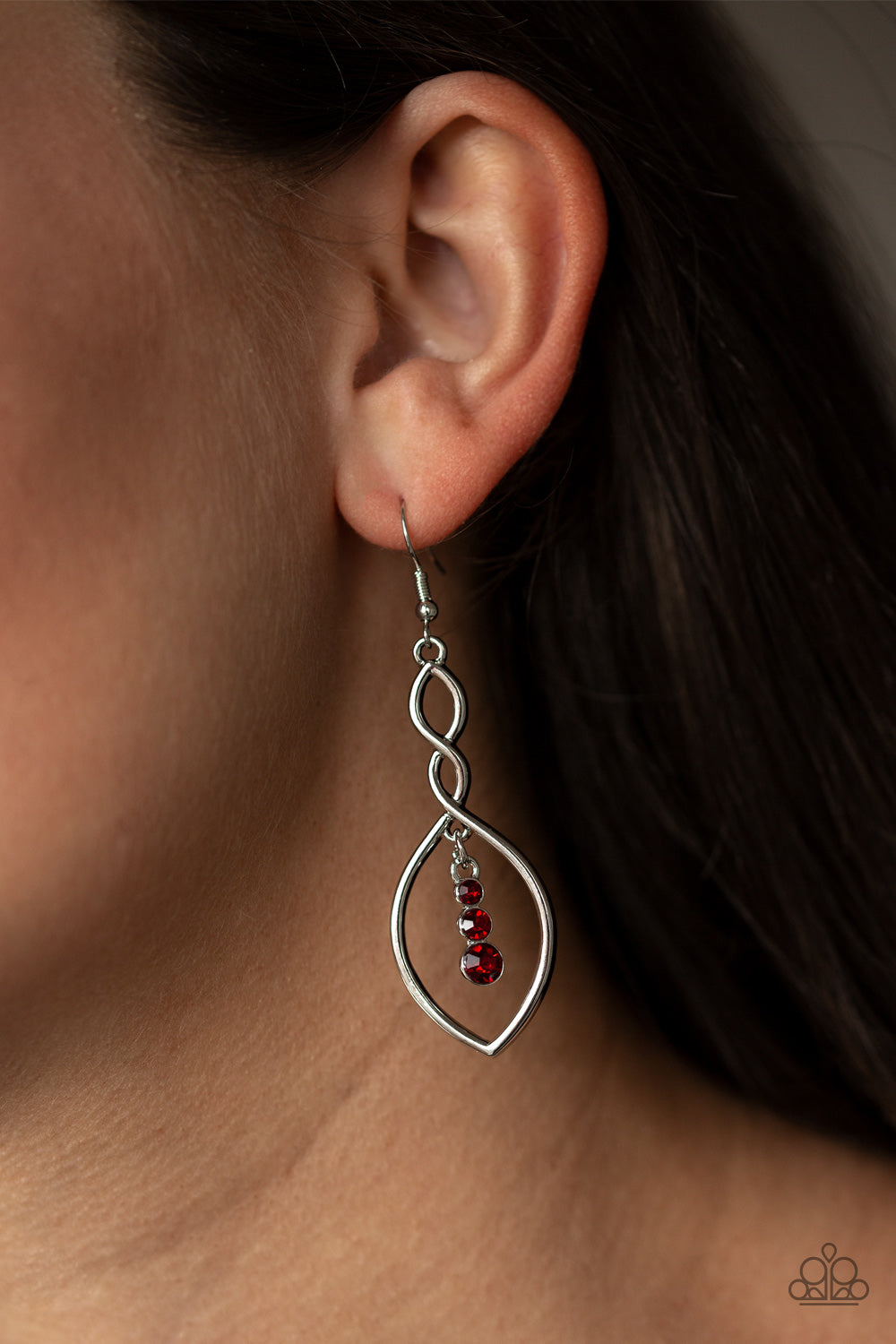 Timeless Twist - Red Earring