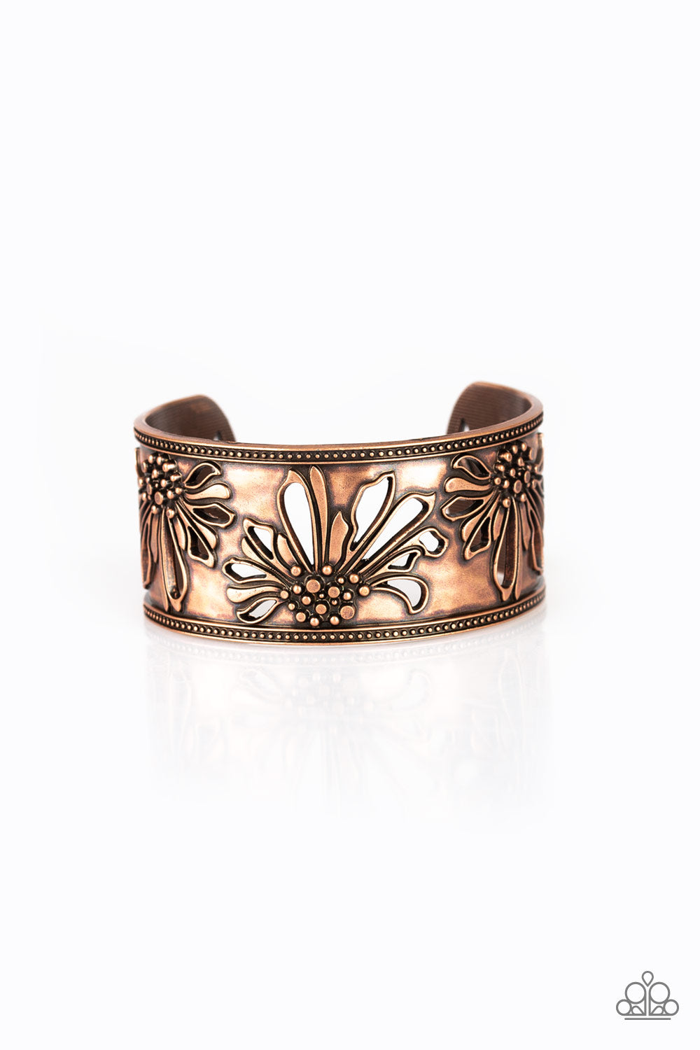 Where The WILDFLOWERS Are - Copper Bracelet