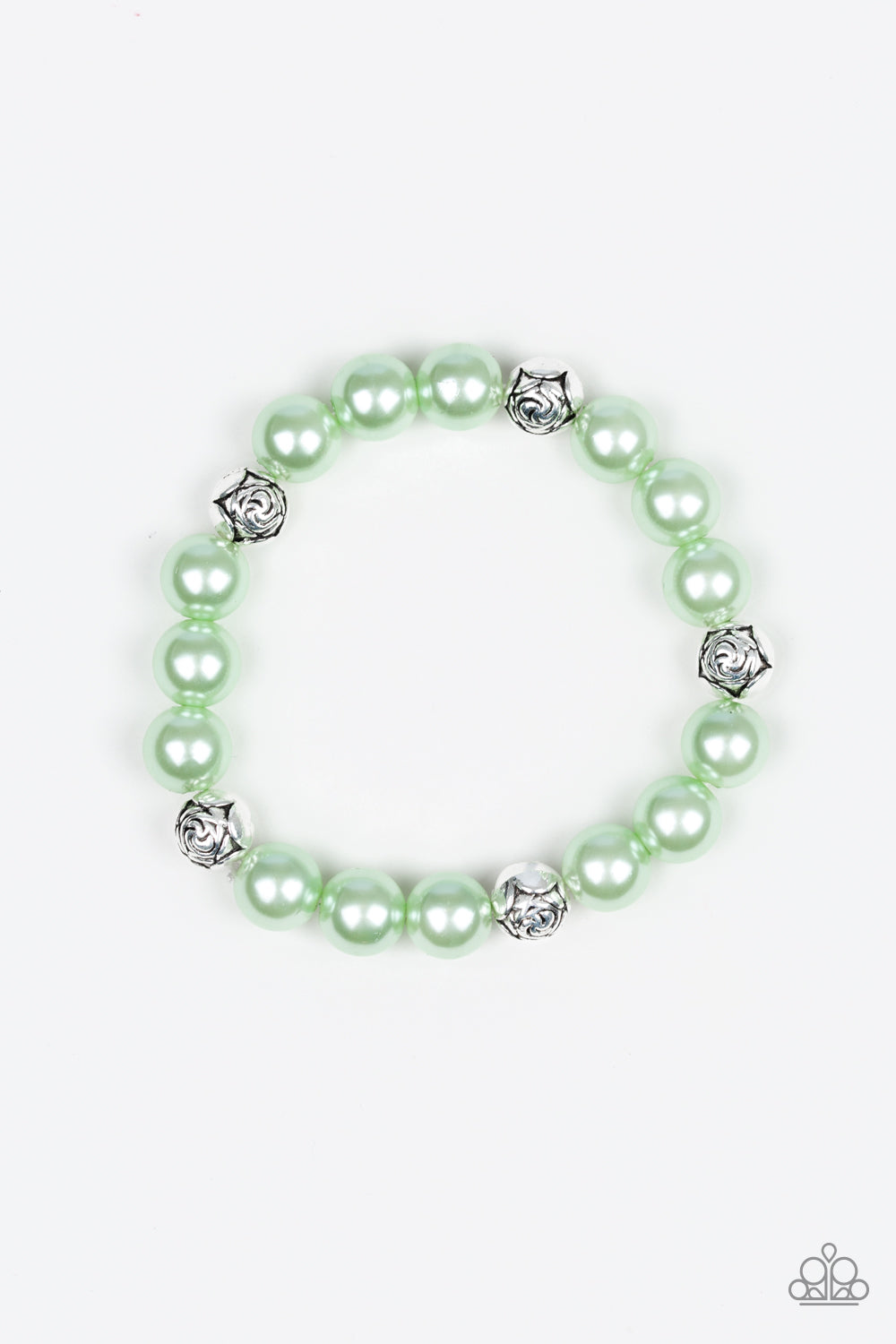 Rosy Radiance - Green Bracelet 