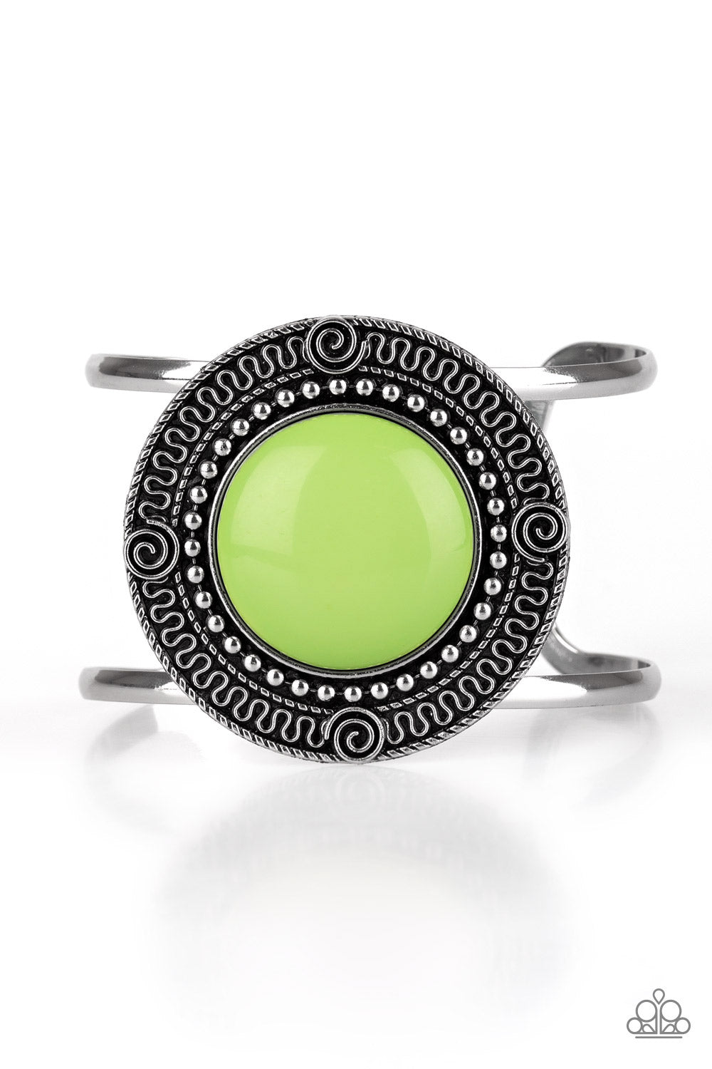 Tribal Pop - Green Bracelet