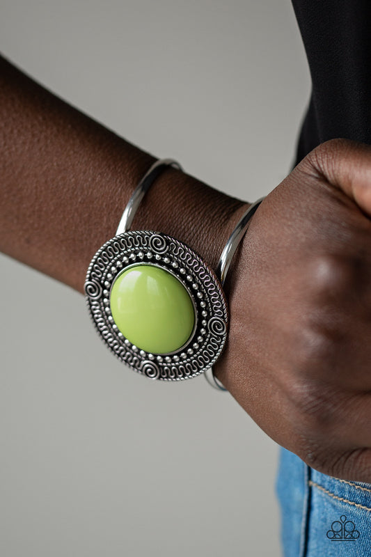 Tribal Pop - Green Bracelet