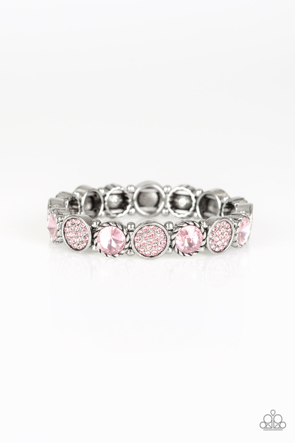 Paparazzi Take A Moment To Reflect - Pink Bracelet 