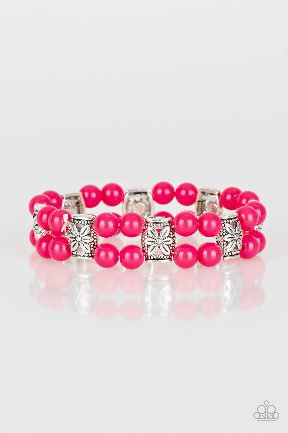 Paparazzi Daisy Debutante - Pink Bracelet 