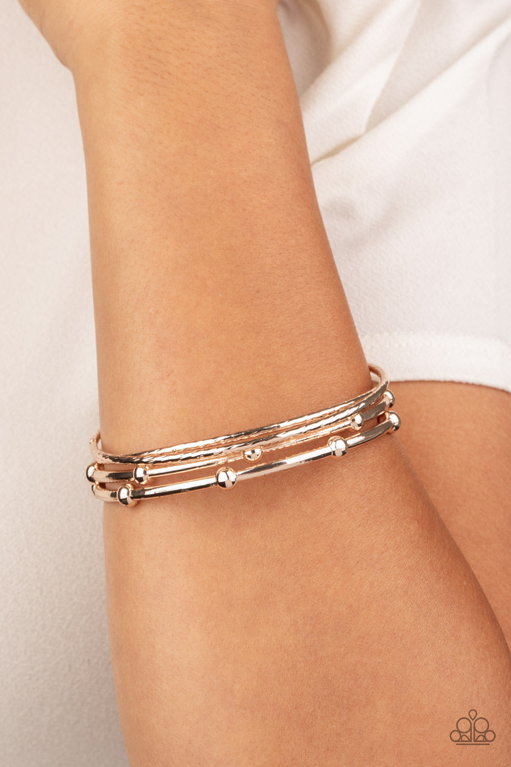 Paparazzi Beauty Basic - Rose Gold Bracelet 