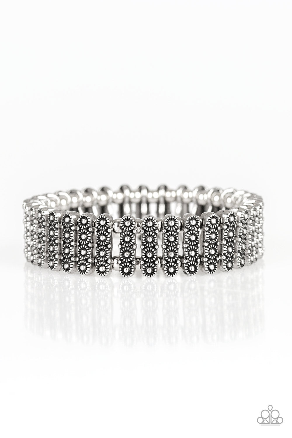 Paparazzi Rise With The Sun - Silver Bracelet 