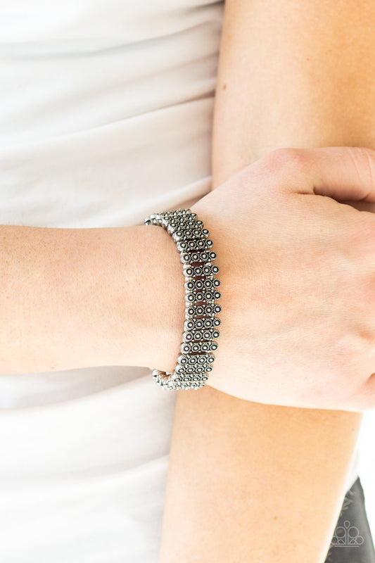 Paparazzi Rise With The Sun - Silver Bracelet 