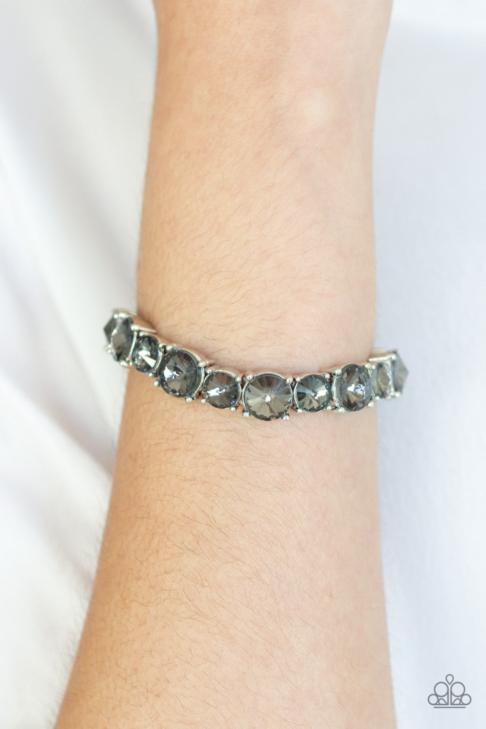 Paparazzi Born To Bedazzle - Silver Bracelet 