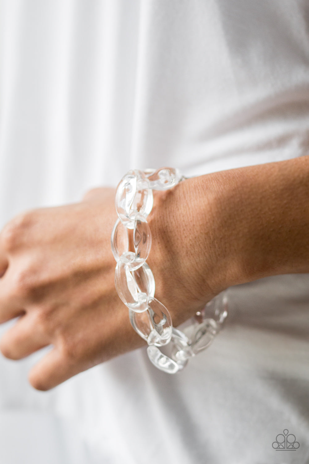 Ice Ice Baby - White Bracelet 