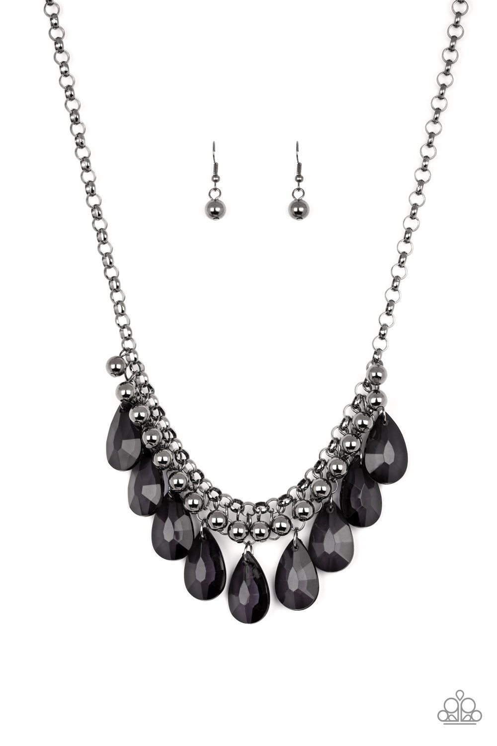 paparazzi Fashionista Flair - Black Necklace 