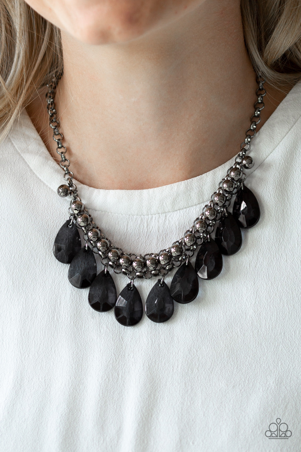 Paparazzi Fashionista Flair - Black Necklace 