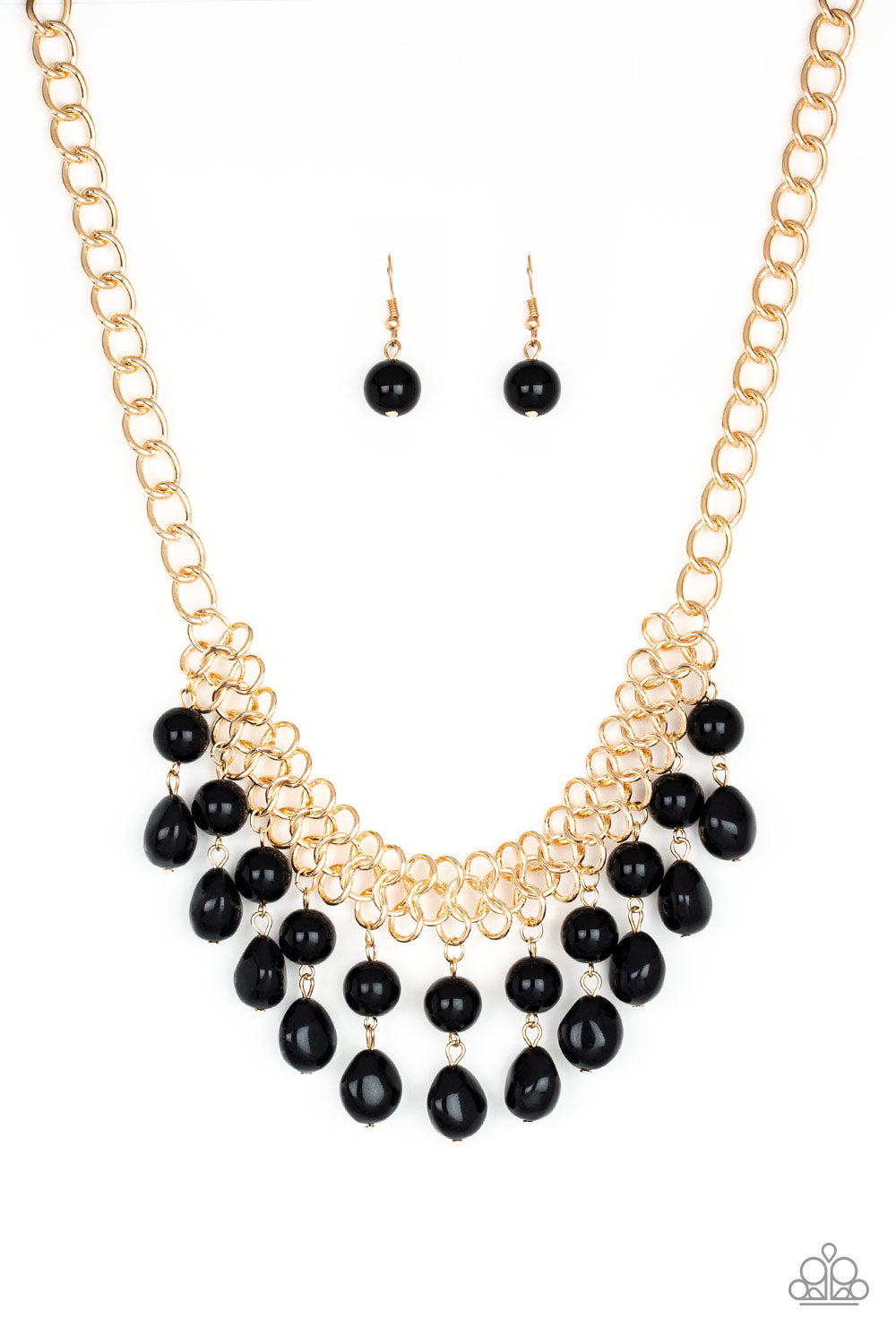 Paparazzi 5th Avenue Fleek - Black Necklace 