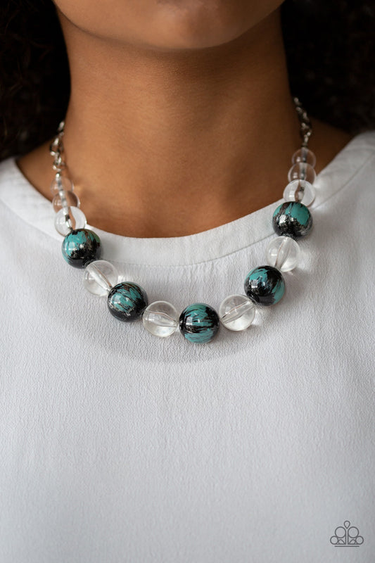 Torrid Tide - Blue Necklace