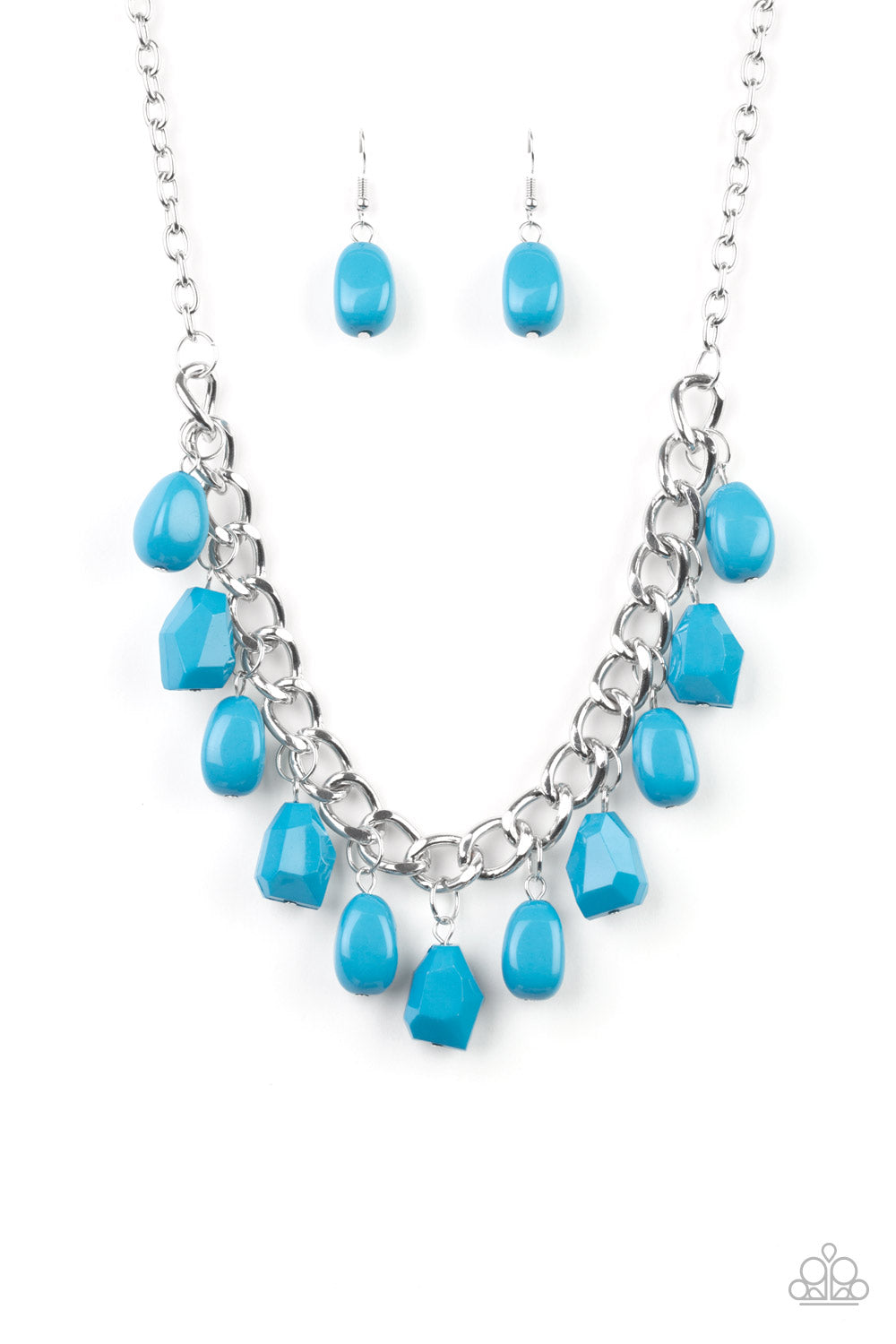 Take The COLOR Wheel! - Blue Necklace 