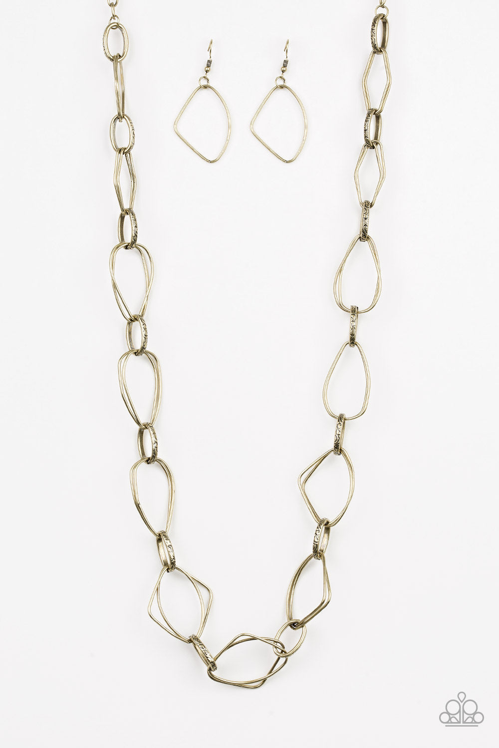 Attitude Adjustment - Brass Necklace 