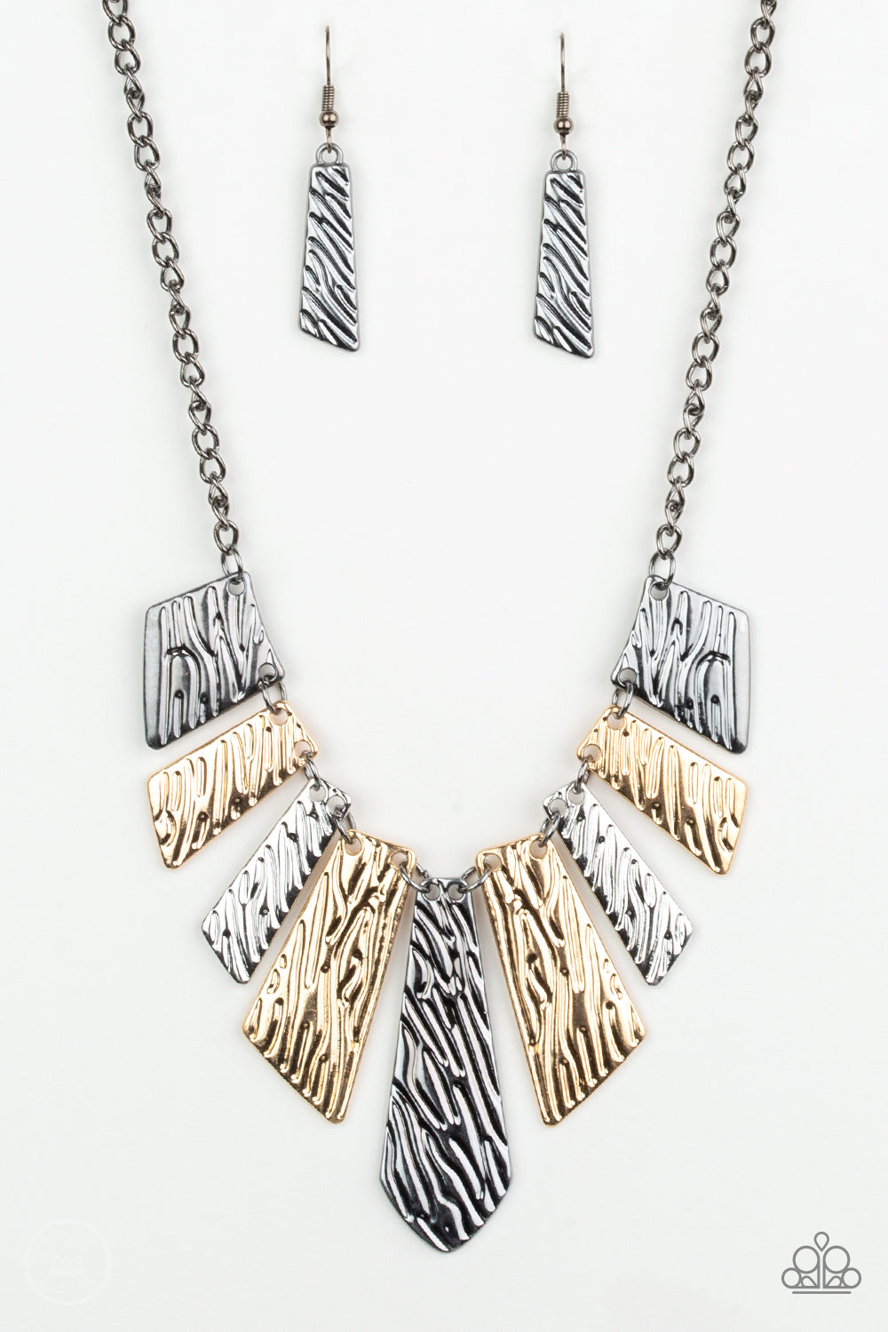 Paparazzi Texture Tigress - Multi Necklace 