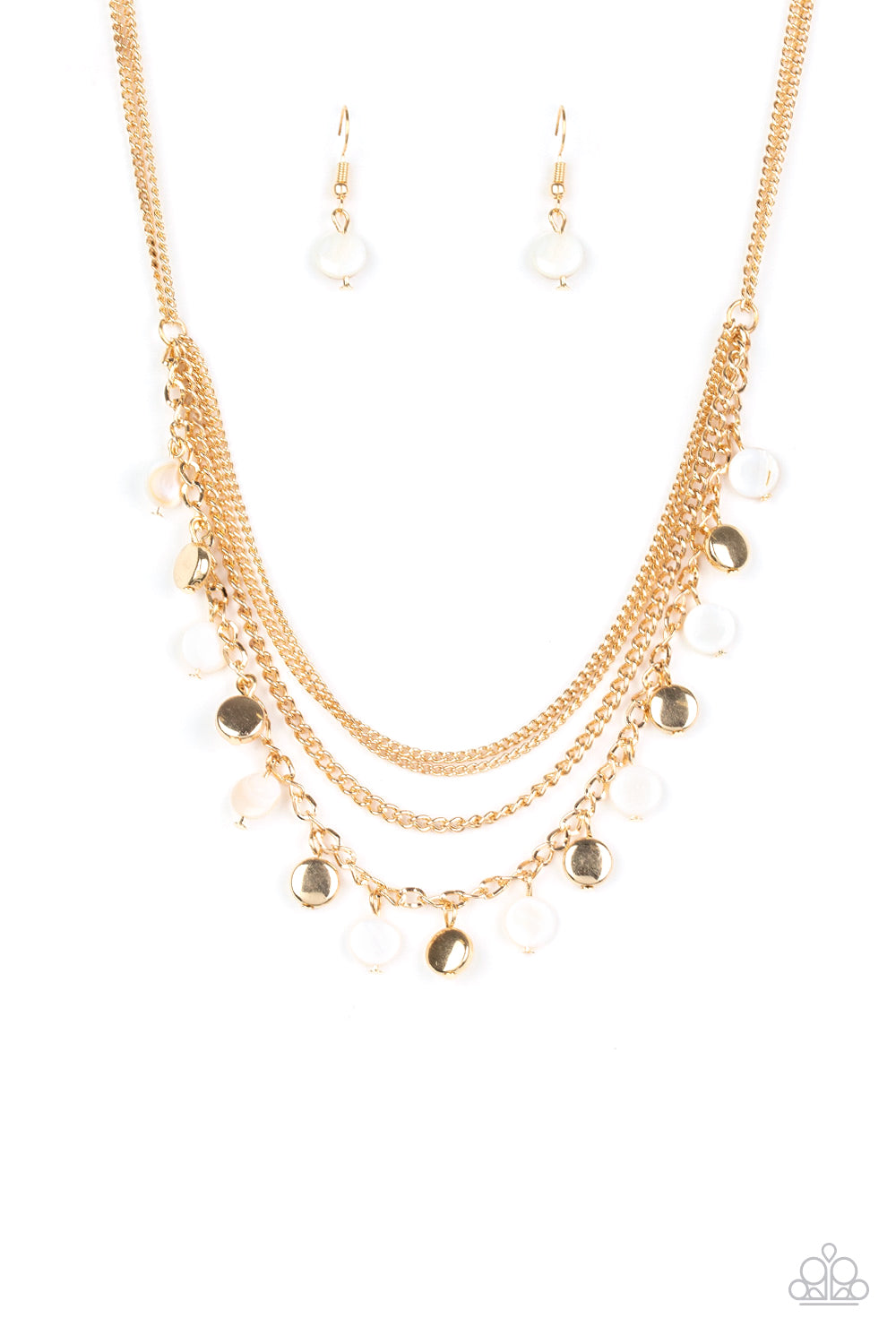 Paparazzi Beach Flavor - Gold Necklace 