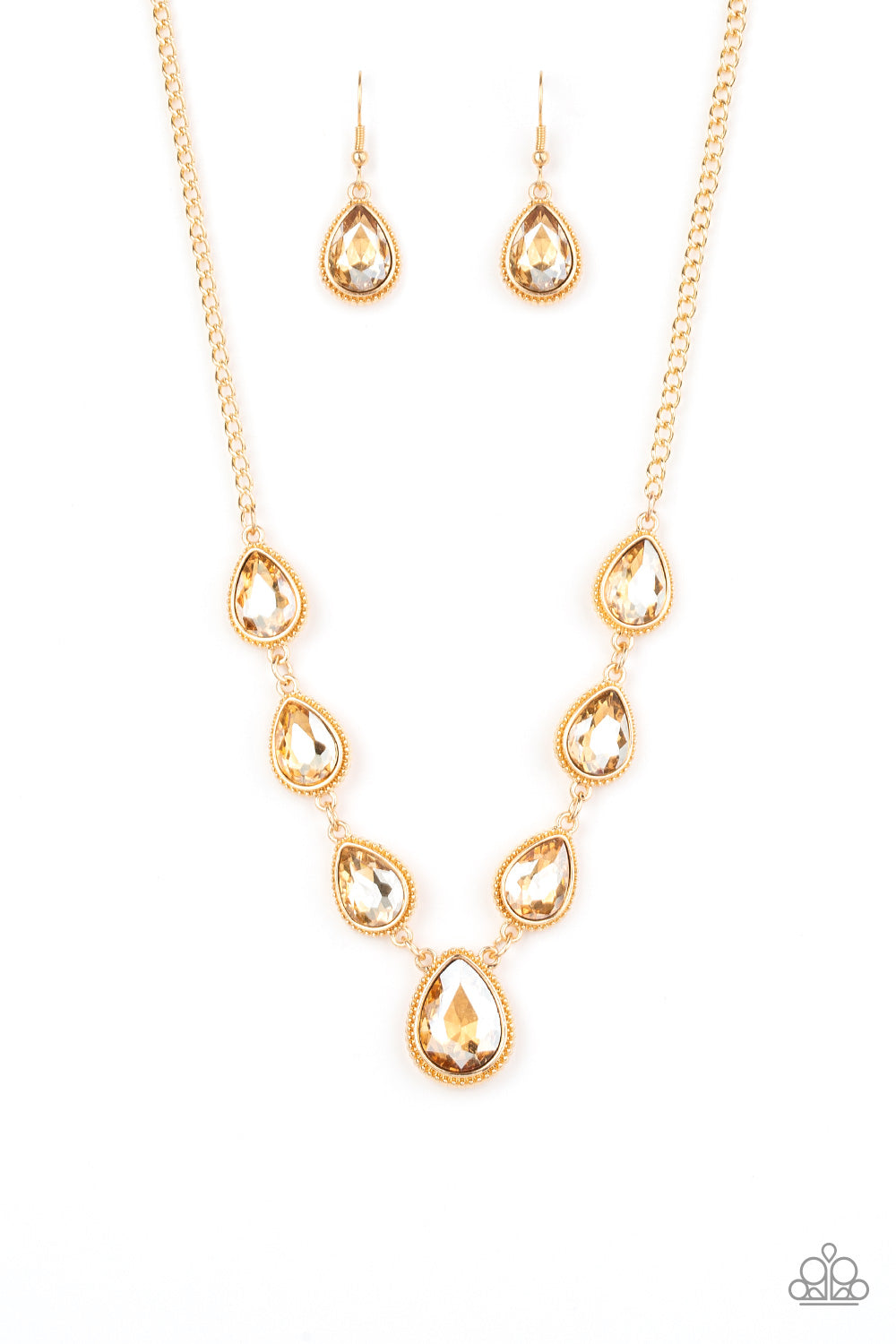 Socialite Social - Gold Necklace 