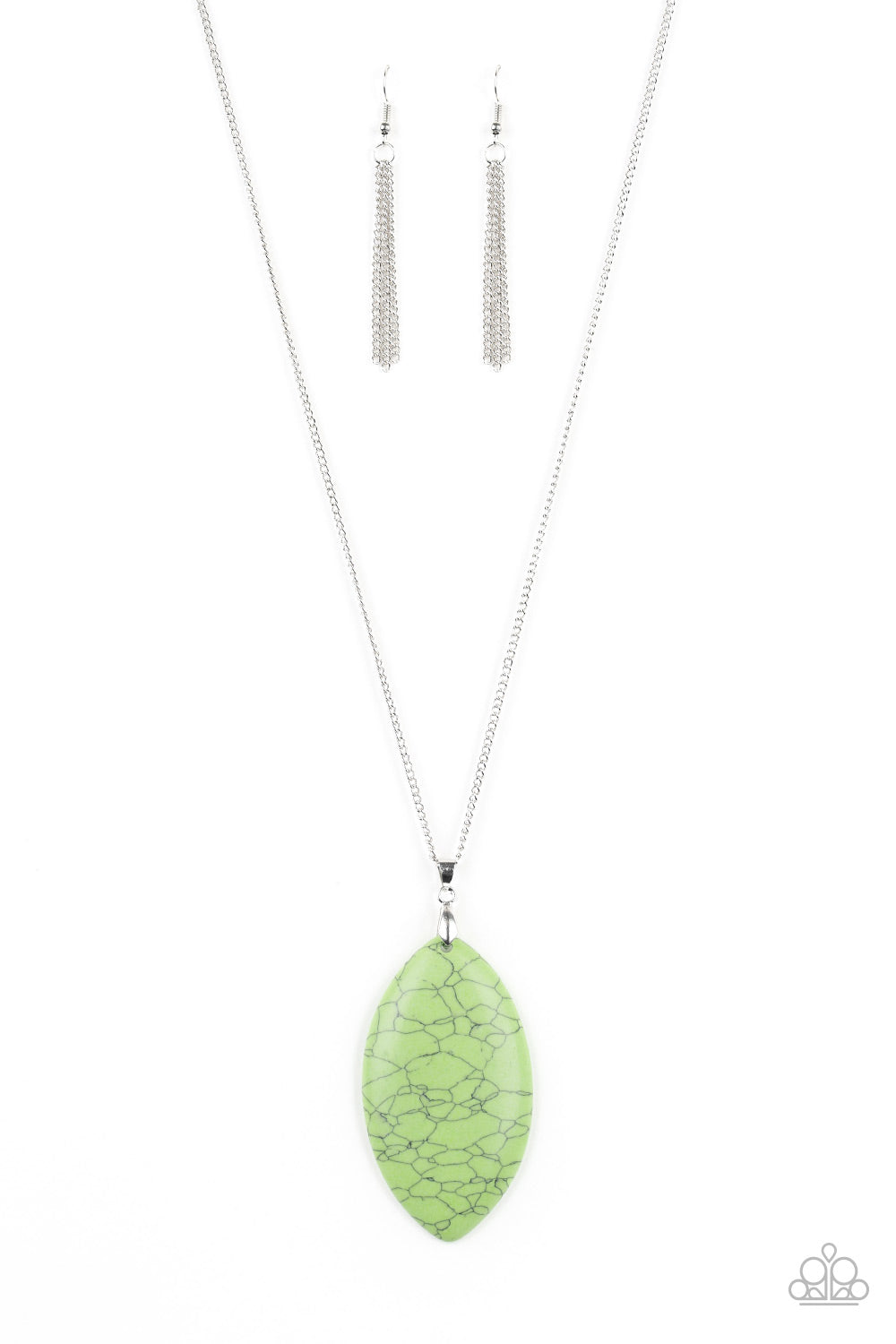 Paparazzi Santa Fe Simplicity - Green Necklace 