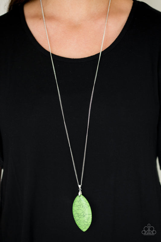 Paparazzi Santa Fe Simplicity - Green Necklace 