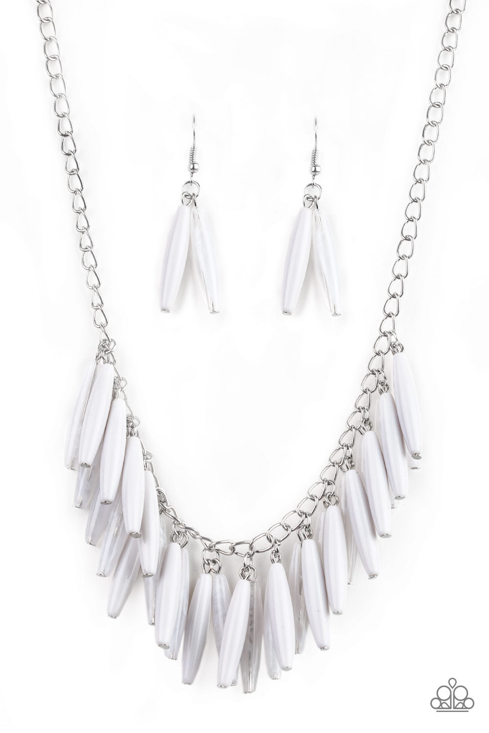 Paparazzi Full Of Flavor - White Necklace 