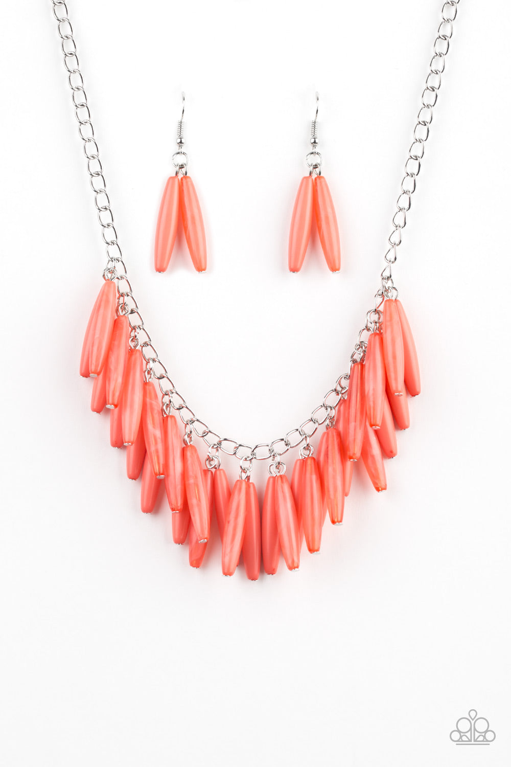 Paparazzi Full Of Flavor - Orange Necklace 